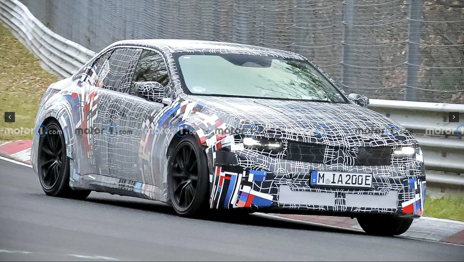 2027款宝马M3 EV在纽伯格林赛道谍照曝光(图3)